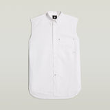 G-STAR Outlet Camisa extragrande sin mangas Blanco