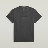 G-STAR Outlet Multi Logo Overdyed Loose T-Shirt Schwarz