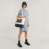 G-STAR Outlet Canvas Shopper White