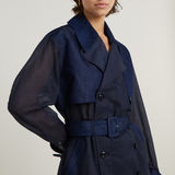 G-STAR Outlet GSRR Trench Coat Dark blue