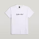 G-STAR Outlet G-Script T-Shirt White