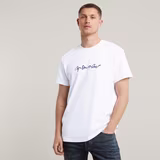 G-STAR Outlet G-Script T-Shirt White