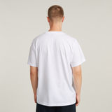 G-STAR Outlet Symbols Print Loose T-Shirt White