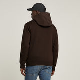 G-STAR Outlet Sudadera Con Capucha Alfresco Zip Thru Marrón