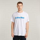 G-STAR Outlet Symbols Print Loose T-Shirt White