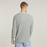 G-STAR Outlet Serrated Knitted Sweater Grey