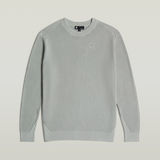 G-STAR Outlet Serrated Knitted Sweater Grey