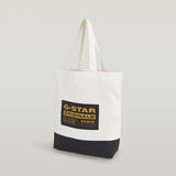 G-STAR Outlet Canvas Shopper White
