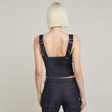 G-STAR Outlet Bustier Top Detachable Straps Dark blue
