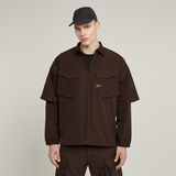 G-STAR Outlet Modular Relaxed Shirt Brown