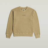 G-STAR Outlet Washed Relaxed Sweater Beige
