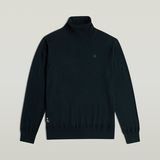 G-STAR Outlet Premium Core Turtle Knitted Sweater Dark blue