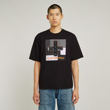 G-STAR Outlet FACETASM Unisex Tee Black