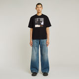 G-STAR Outlet FACETASM Unisex Tee Black
