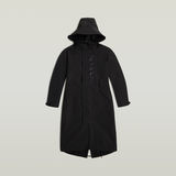 G-STAR Outlet Long Hooded Parka Black