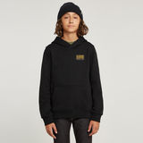 G-STAR Outlet Sudadera con Capucha Brushed para Niños Negro