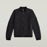 G-STAR Outlet Quilted Bomber Black