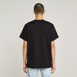 G-STAR Outlet Stairs Graphic Loose T-Shirt Black