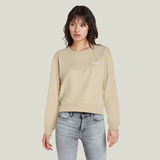 G-STAR Outlet Sudadera Graphic Beige