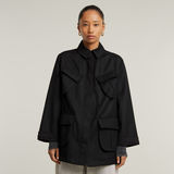 G-STAR Outlet Chisel A-Line Field Jacket Black
