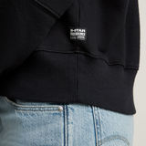 G-STAR Outlet Embossed Oversized Hooded Sweater Black