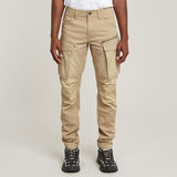 G-STAR Outlet Rovic Zip 3D Tapered Pants Beige