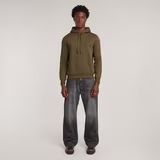 G-STAR Outlet Logo Hoodie Green