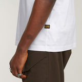G-STAR Outlet Text Chest T-Shirt White