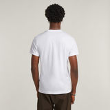 G-STAR Outlet Text Chest T-Shirt White