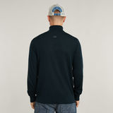 G-STAR Outlet Premium Core Turtle Knitted Sweater Dark blue