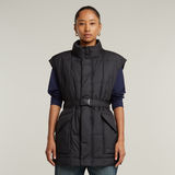 G-STAR Outlet Belted Padded Vest Black
