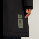 G-STAR Outlet Hooded Fishtail Parka Black