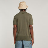 G-STAR Outlet Polo Knitted Marrón