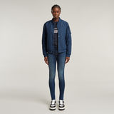 G-STAR Outlet Quilted Bomber Medium blue