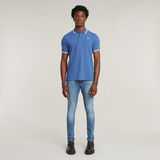 G-STAR Outlet Polo Dunda Slim Stripe Azul intermedio