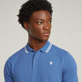 G-STAR Outlet Polo Dunda Slim Stripe Azul intermedio