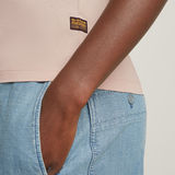 G-STAR Outlet Camiseta Eyben Slim V-Neck2.0 Rosa