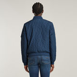 G-STAR Outlet Quilted Bomber Medium blue