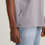 G-STAR Outlet Camiseta Seam Detail Loose Gris