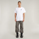 G-STAR Outlet Back Graphic Loose T-Shirt White