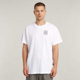 G-STAR Outlet Back Graphic Loose T-Shirt White
