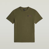 G-STAR Outlet Back Graphic Arch T-Shirt Green