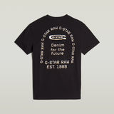 G-STAR Outlet Back Graphic Arch T-Shirt Black