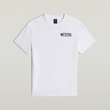 G-STAR Outlet Back Graphic Arch T-Shirt White