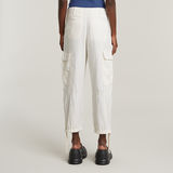 G-STAR Outlet Pantalones Cargo Cropped Blanco