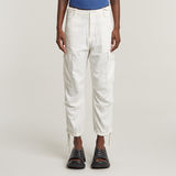 G-STAR Outlet Pantalones Cargo Cropped Blanco