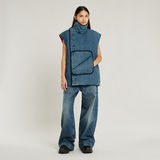 G-STAR Outlet FACETASM Unisex Padded Vest Medium blue