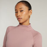 G-STAR Outlet Lecite Slim Turtle Neck Top Pink