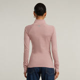 G-STAR Outlet Lecite Slim Turtle Neck Top Pink