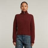 G-STAR Outlet Chunky Knit Skipper Red
